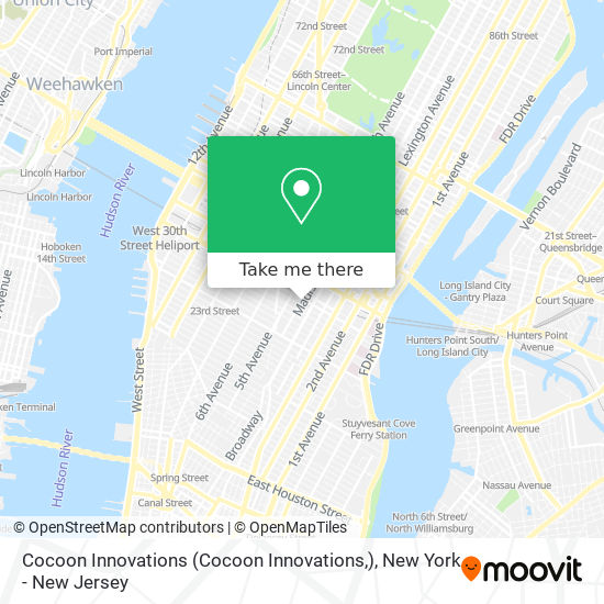 Cocoon Innovations (Cocoon Innovations,) map