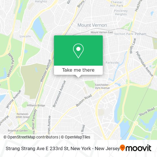 Mapa de Strang Strang Ave E 233rd St