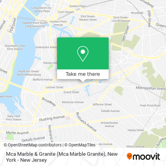 Mca Marble & Granite map