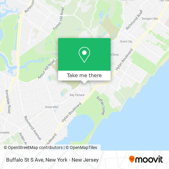 Mapa de Buffalo St S Ave