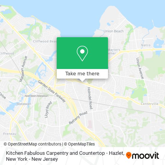 Kitchen Fabulous Carpentry and Countertop - Hazlet map