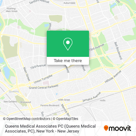 Mapa de Queens Medical Associates PC