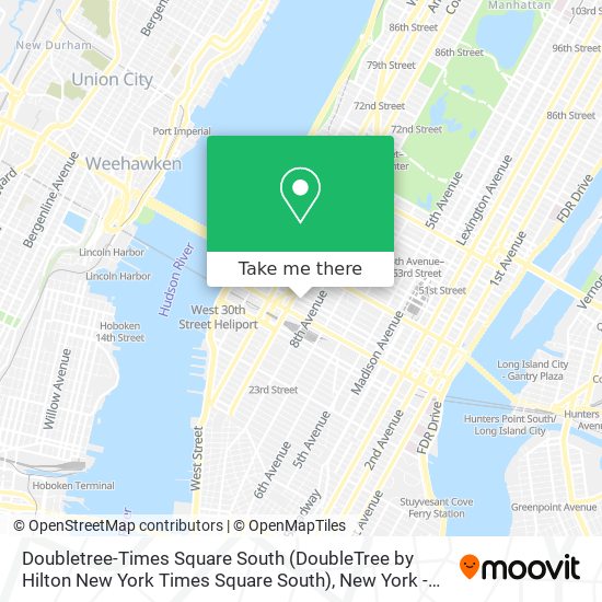 Doubletree-Times Square South (DoubleTree by Hilton New York Times Square South) map