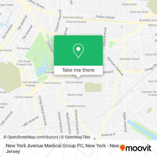 New York Avenue Medical Group PC map