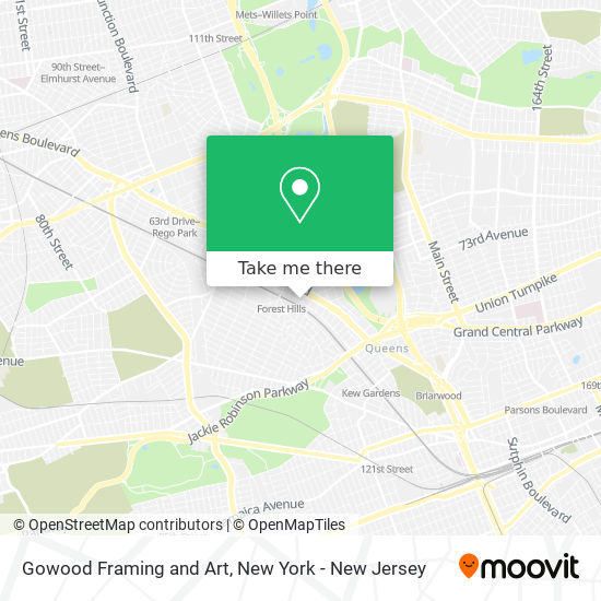 Mapa de Gowood Framing and Art