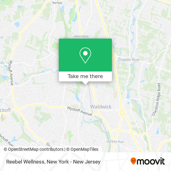 Reebel Wellness map