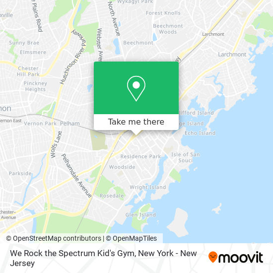 We Rock the Spectrum Kid's Gym map