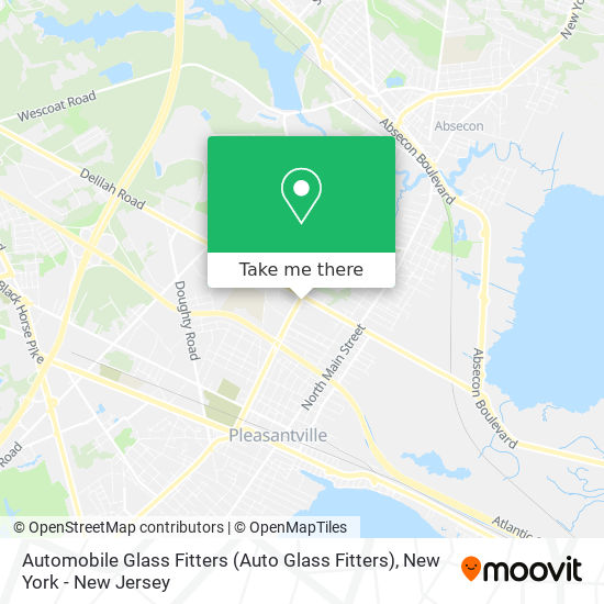 Automobile Glass Fitters (Auto Glass Fitters) map