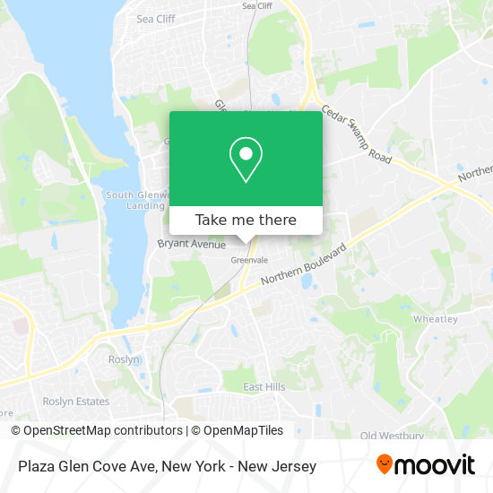 Mapa de Plaza Glen Cove Ave