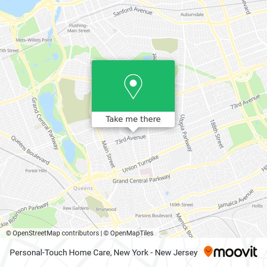 Personal-Touch Home Care map