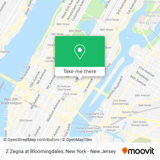 Z Zegna at Bloomingdales map