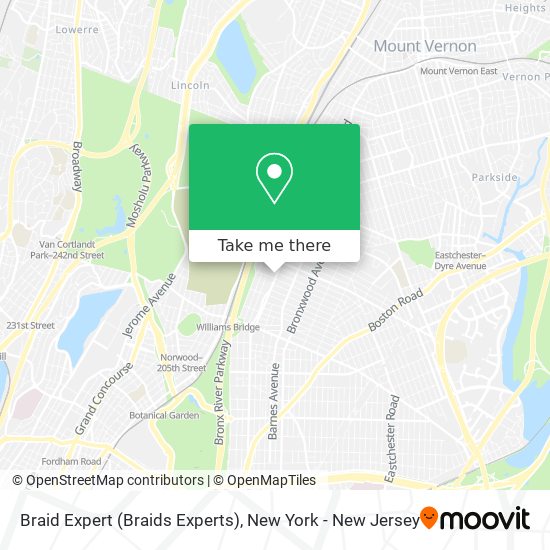 Mapa de Braid Expert (Braids Experts)