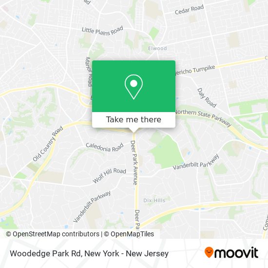 Woodedge Park Rd map