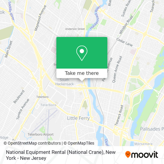 Mapa de National Equipment Rental (National Crane)