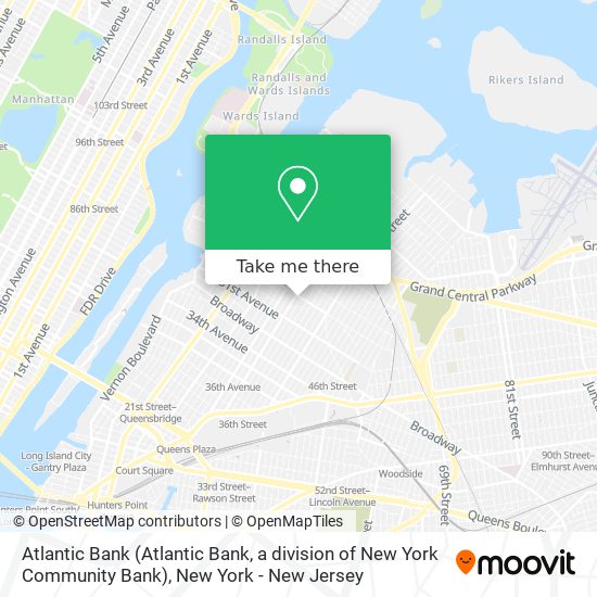 Mapa de Atlantic Bank (Atlantic Bank, a division of New York Community Bank)