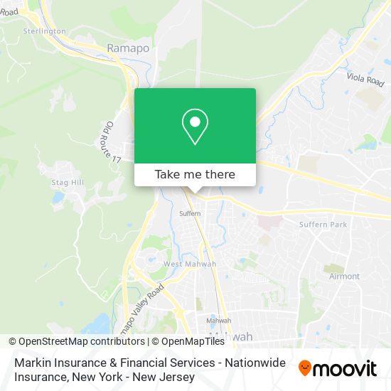 Markin Insurance & Financial Services - Nationwide Insurance map