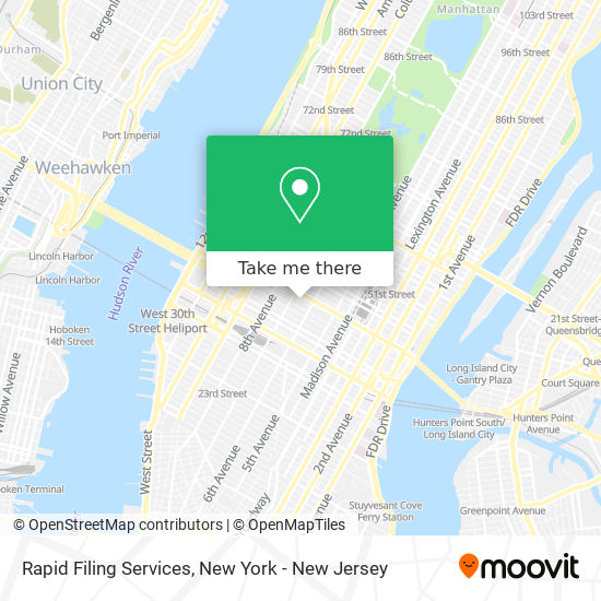 Rapid Filing Services map