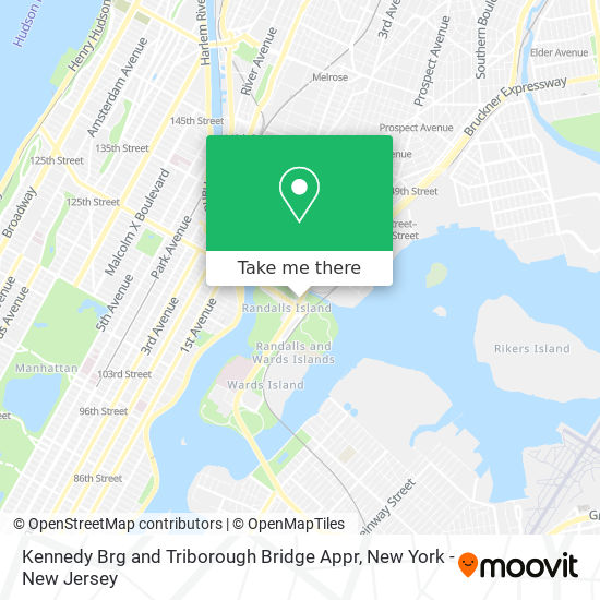 Kennedy Brg and Triborough Bridge Appr map