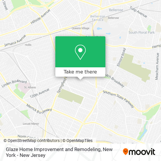 Mapa de Glaze Home Improvement and Remodeling