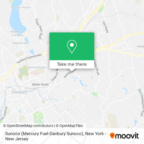 Mapa de Sunoco (Mercury Fuel-Danbury Sunoco)