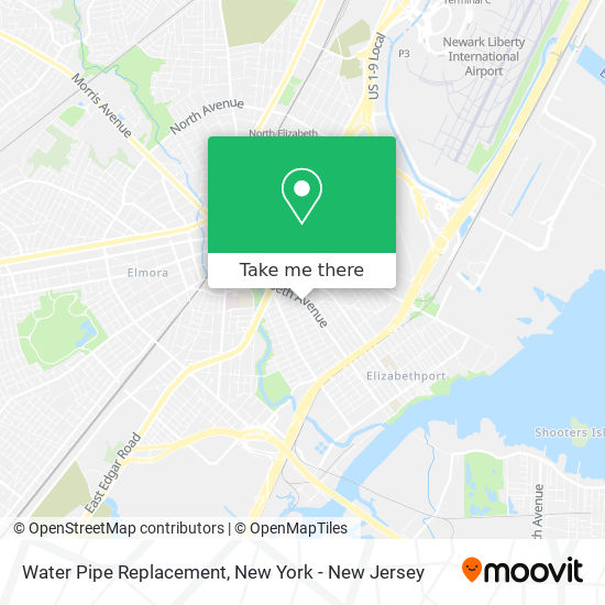 Water Pipe Replacement map