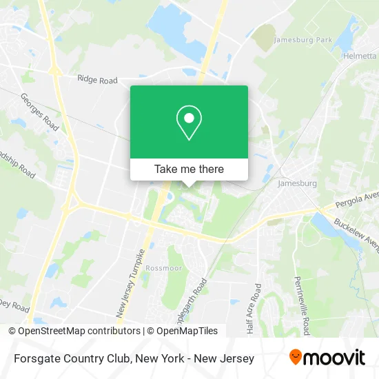 Forsgate Country Club map