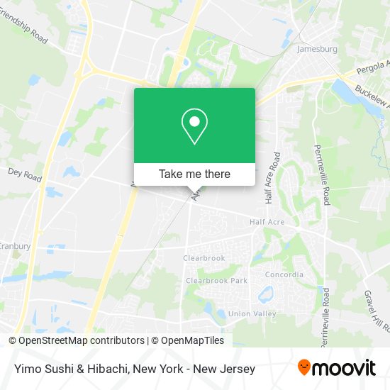 Mapa de Yimo Sushi & Hibachi