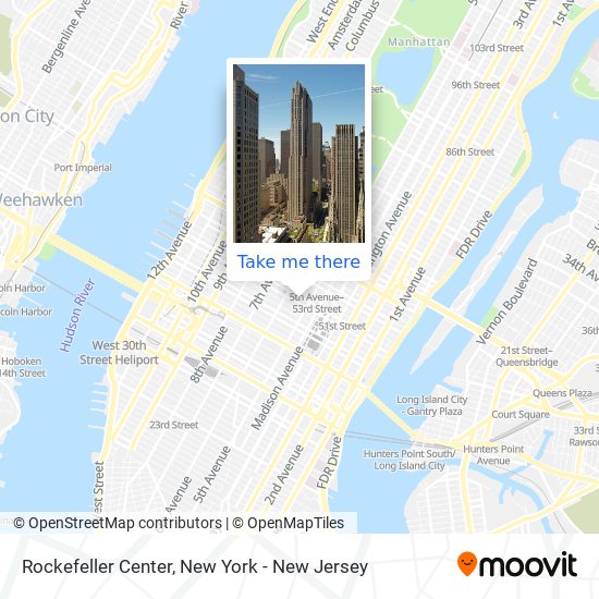 Mapa de Rockefeller Center