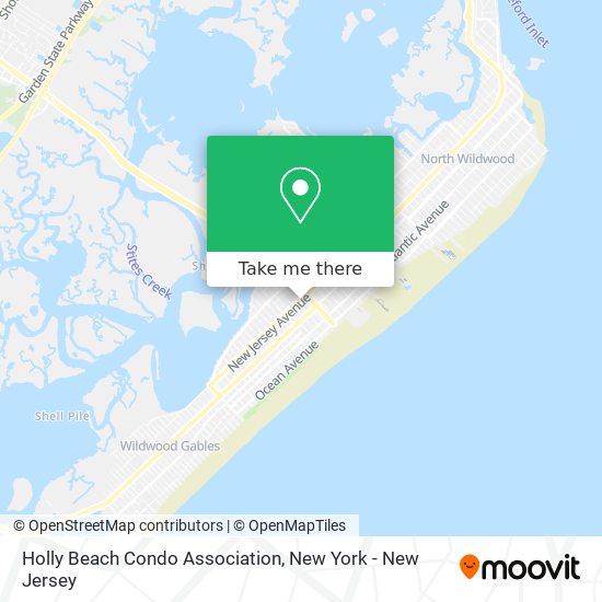 Holly Beach Condo Association map