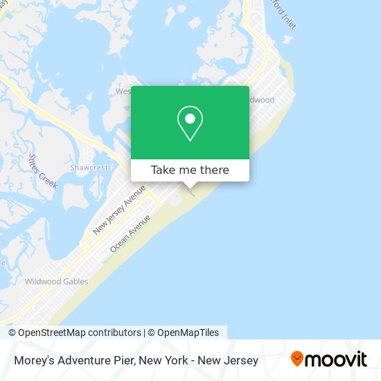 Mapa de Morey's Adventure Pier