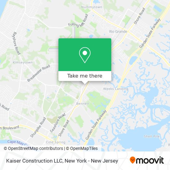 Mapa de Kaiser Construction LLC