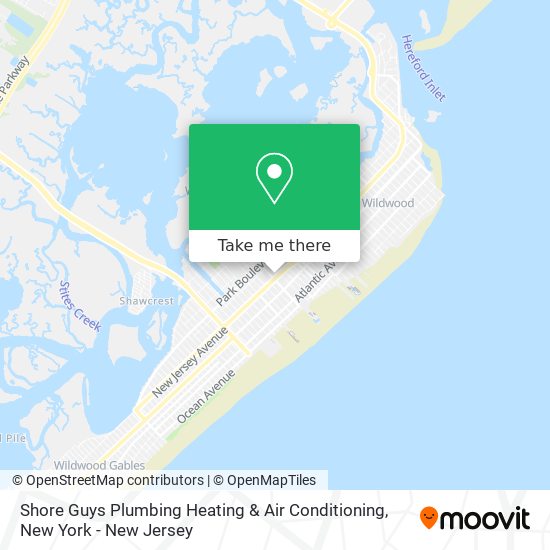 Shore Guys Plumbing Heating & Air Conditioning map