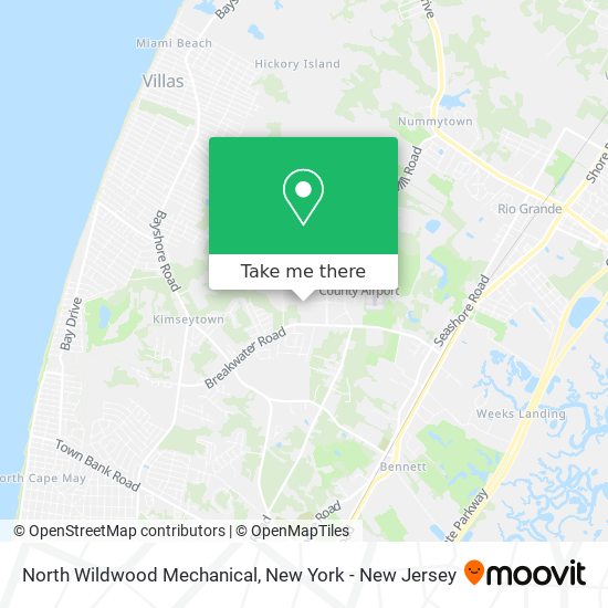 North Wildwood Mechanical map