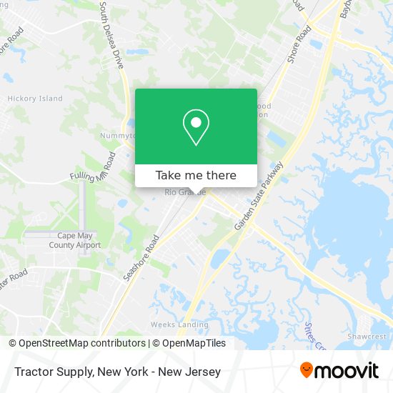 Tractor Supply map