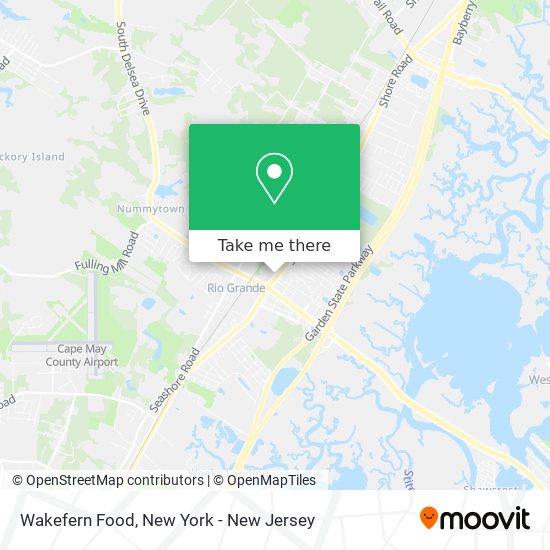 Mapa de Wakefern Food