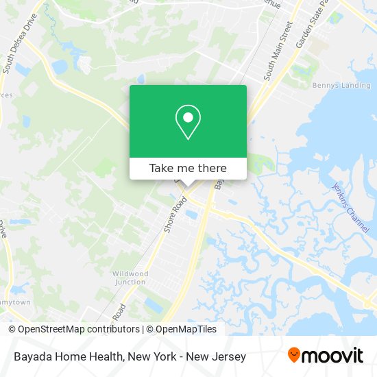 Bayada Home Health map