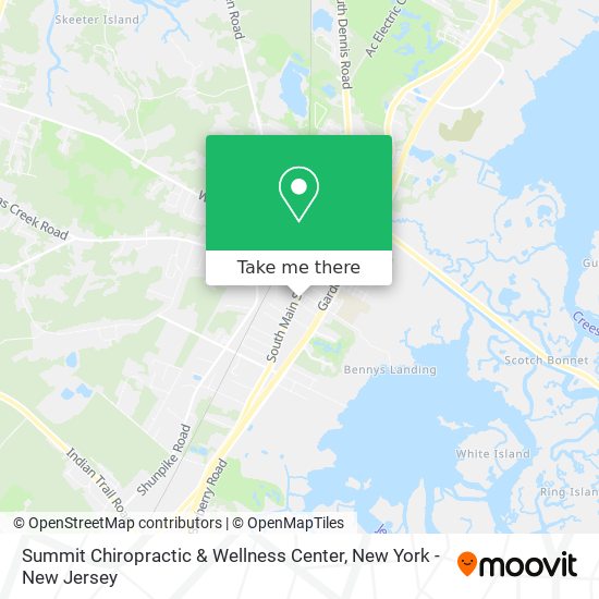 Summit Chiropractic & Wellness Center map