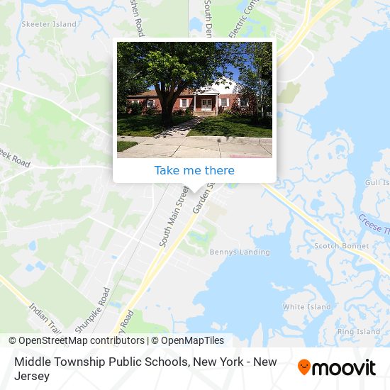 Mapa de Middle Township Public Schools
