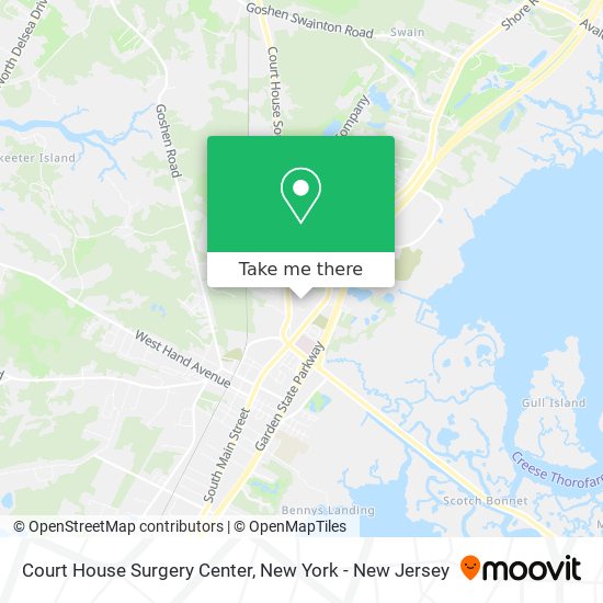 Mapa de Court House Surgery Center