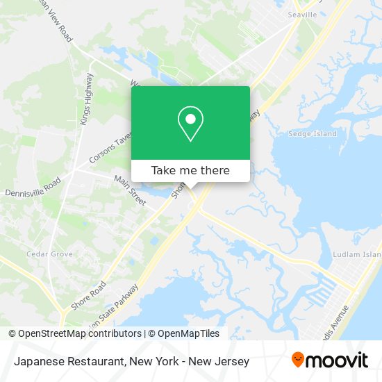 Japanese Restaurant map