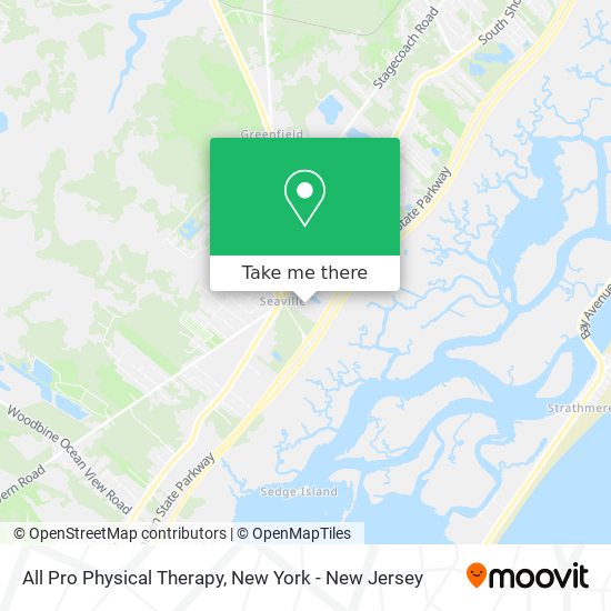All Pro Physical Therapy map
