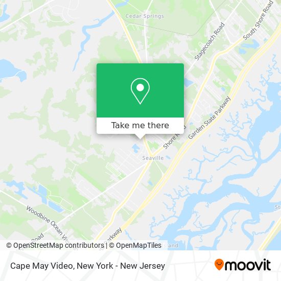 Mapa de Cape May Video