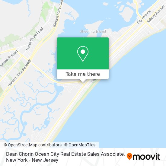 Dean Chorin Ocean City Real Estate Sales Associate map