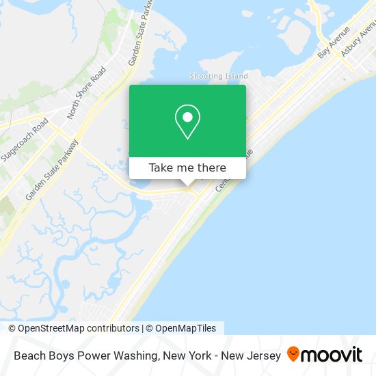 Beach Boys Power Washing map