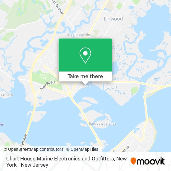 Chart House Marine Electronics and Outfitters map