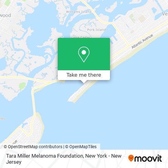 Mapa de Tara Miller Melanoma Foundation