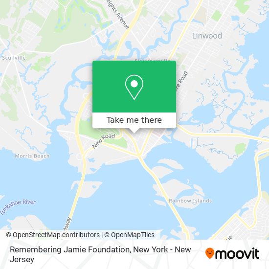 Mapa de Remembering Jamie Foundation