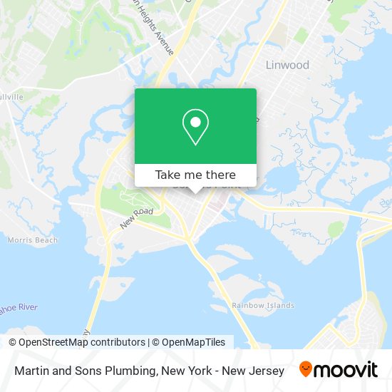 Martin and Sons Plumbing map