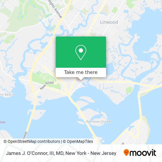 Mapa de James J. O'Connor, III, MD