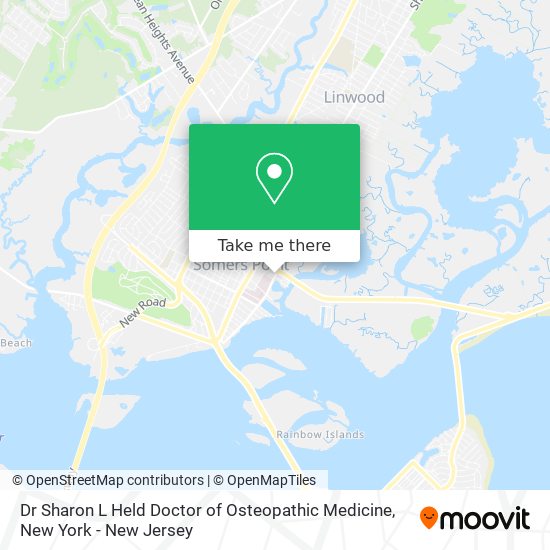 Dr Sharon L Held Doctor of Osteopathic Medicine map